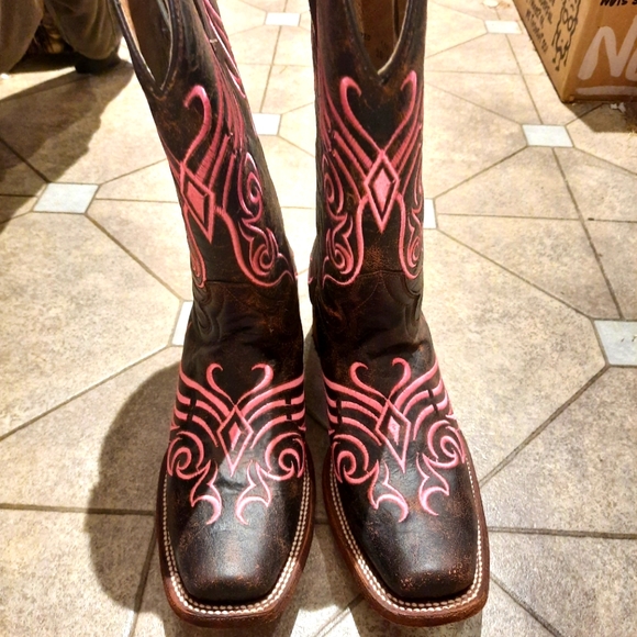 Womens Circle G pull on boots - Picture 1 of 6